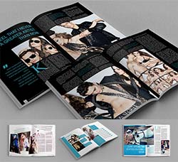 indesign模板－商业杂志(通用型)：Magazine InDesign Template